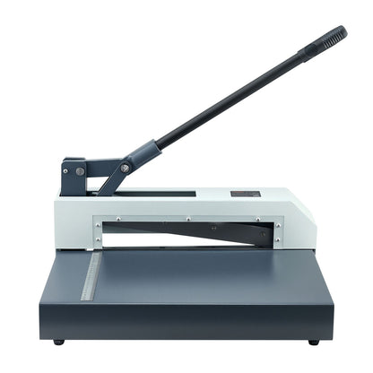 Guillotine Sheet Metal Shear, 305 mm Manual Hand Plate Shear, Heavy Duty Metal Plate Cutter Tool, with Solid Steel Frame, High Precision, for Cutting PCB Boards, Aluminum, Steel, Copper, Plastic