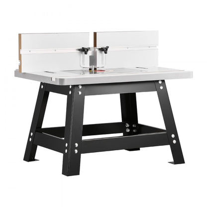 VEVOR Benchtop Router Table 610x400 mm with Fence MDF Top Dust Collection Port