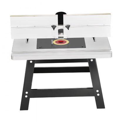 VEVOR Benchtop Router Table 610x400 mm with Fence MDF Top Dust Collection Port