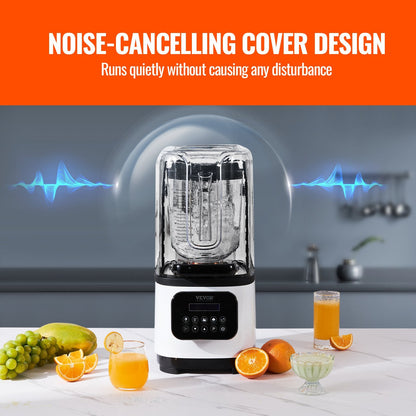 Professional 2L Blender with Shield, 9-Speed, 5-Function, 2200W, Quiet & Durable