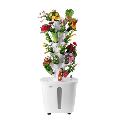 VEVOR Hydroponic Growing System 30 Pods Smart Hydroponic Tower Water Circulation
