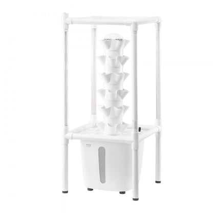 VEVOR Hydroponic Growing System with Grow Light 30 Pods Hydroponic Tower Garden