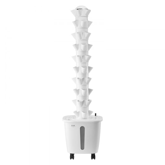 VEVOR Hydroponic Growing System with Wheel 50 Pods Hydroponic Tower Garden