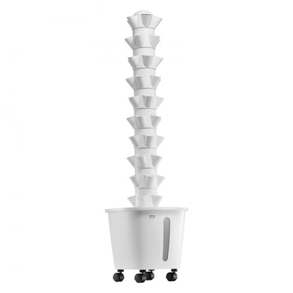 VEVOR Hydroponic Growing System with Wheel 50 Pods Hydroponic Tower Garden