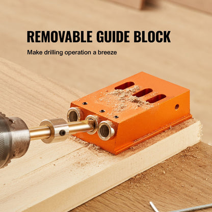 30-Piece Adjustable Pocket Hole Jig Kit for Precise DIY Carpentry Projects