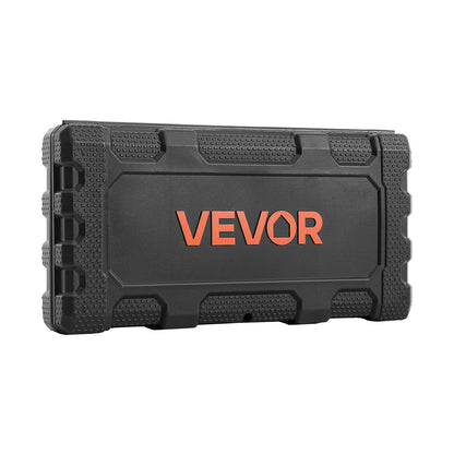 Socket Set, 46 Pieces, 6.4 mm Drive Socket Tool Set, SAE and Metric Size, Deep and Standard, Mechanic Tool Kit with Storage Case, Chrome Plated CR-V Alloy Steel, for Automotive Repair