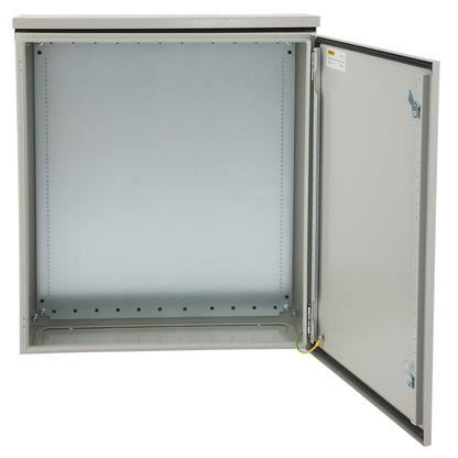 Outdoor Steel Electrical Enclosure Box, IP65, 60x60x20cm, NEMA 4, UL Certified