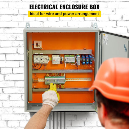Steel Electrical Enclosure Box, NEMA 4, 60x60x30 cm, IP65, UL Certified