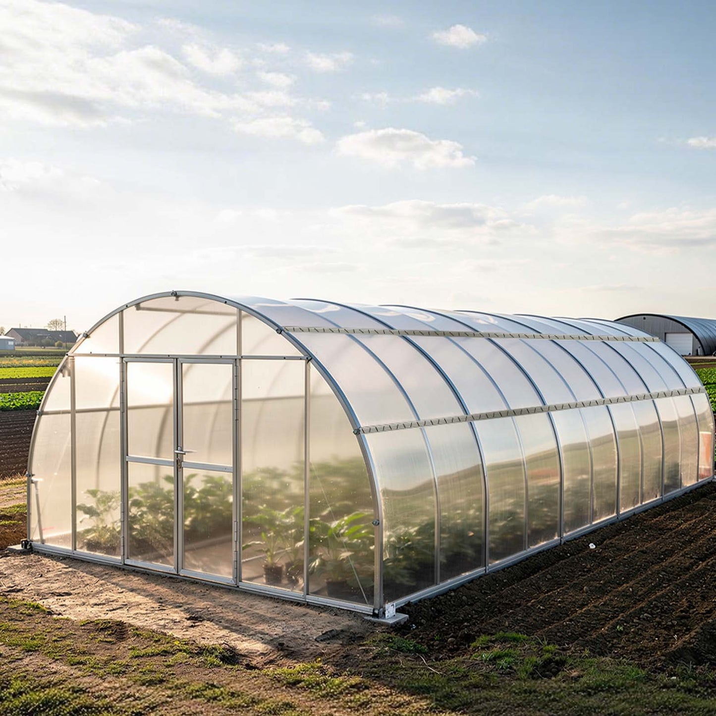 Greenhouse Spring Wire and Lock Channel, 20 Packs 2m PVC-Coated Wiggle Wire & Aluminum Alloy Channel Bundle Kit with Included Screws, 1.2mm Thickened, Poly Film & Shade Cloth Attachments