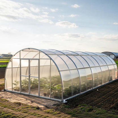 Greenhouse Spring Wire and Lock Channel, 20 Packs 2m PVC-Coated Wiggle Wire & Aluminum Alloy Channel Bundle Kit with Included Screws, 1.2mm Thickened, Poly Film & Shade Cloth Attachments