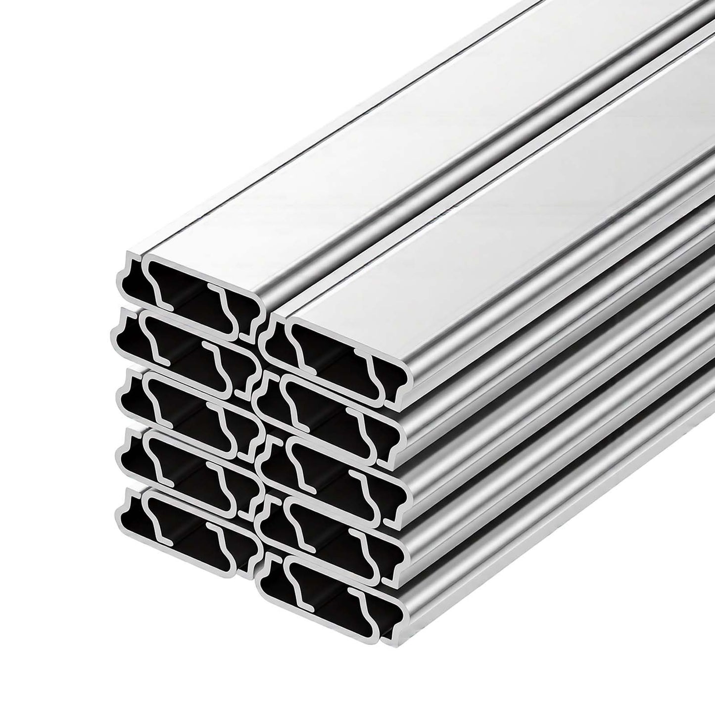 Greenhouse Spring Wire and Lock Channel, 20 Packs 2m PVC-Coated Wiggle Wire & Aluminum Alloy Channel Bundle Kit with Included Screws, 1.2mm Thickened, Poly Film & Shade Cloth Attachments
