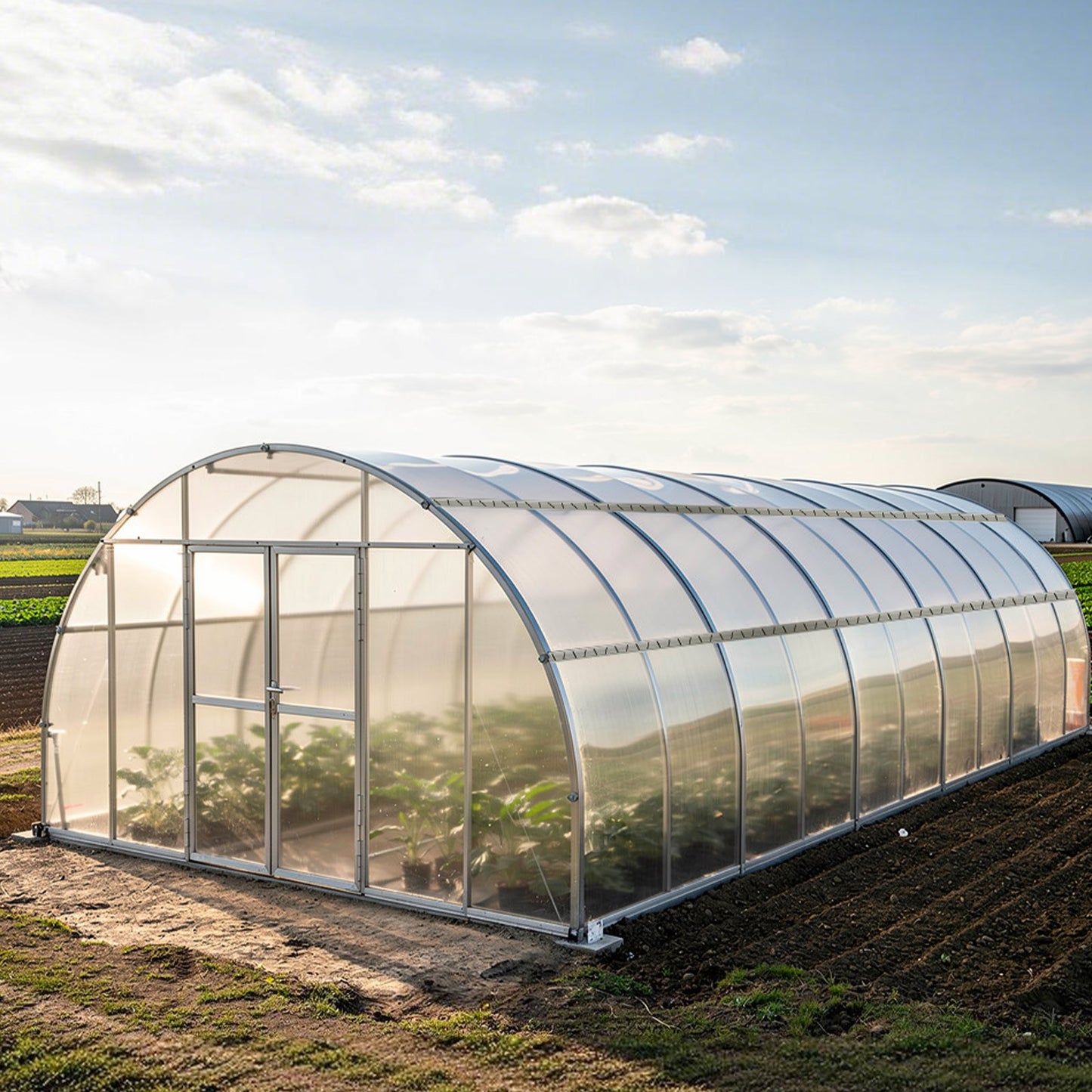 Greenhouse Spring Wire and Lock Channel, 40 Packs 2m PVC-Coated Wiggle Wire & Aluminum Alloy Channel Bundle Kit with Included Screws, 1.2mm Thickened, Poly Film & Shade Cloth Attachments