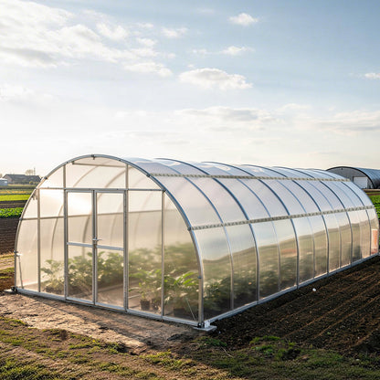Greenhouse Spring Wire and Lock Channel, 40 Packs 2m PVC-Coated Wiggle Wire & Aluminum Alloy Channel Bundle Kit with Included Screws, 1.2mm Thickened, Poly Film & Shade Cloth Attachments