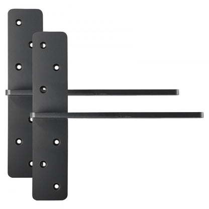 2 Pcs Shelf Brackets 12 inch / 304.8 mm Heavy Duty Floating Shelf Brackets
