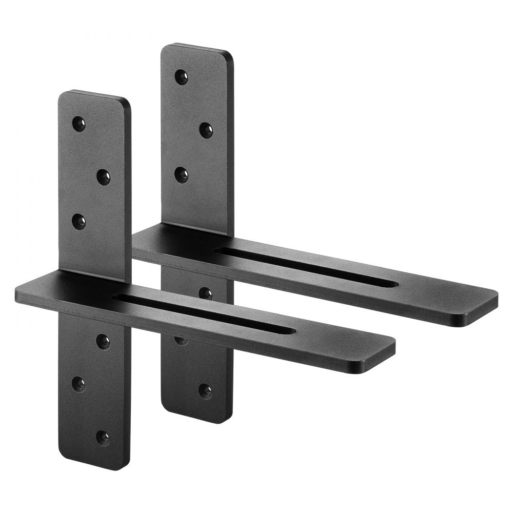 2 Pcs Shelf Brackets 12 inch / 304.8 mm Heavy Duty Floating Shelf Brackets