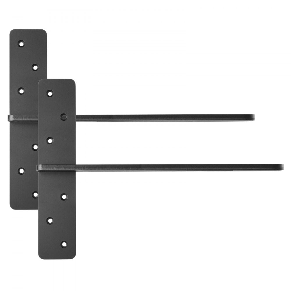 2 Pcs Shelf Brackets 16 inch / 406.4 mm Heavy Duty Floating Shelf Brackets