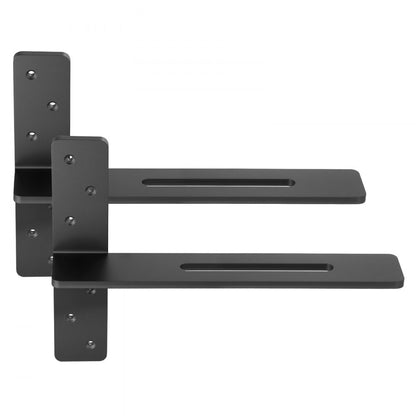 2 Pcs Shelf Brackets 16 inch / 406.4 mm Heavy Duty Floating Shelf Brackets