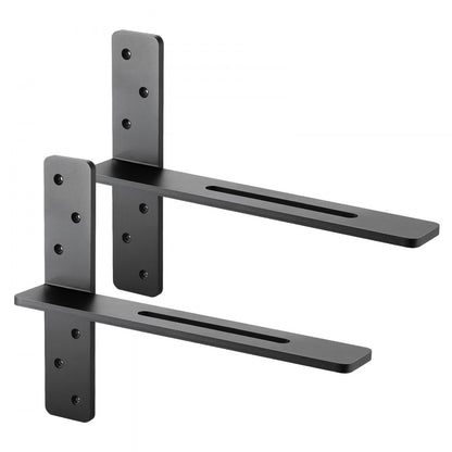 2 Pcs Shelf Brackets 16 inch / 406.4 mm Heavy Duty Floating Shelf Brackets