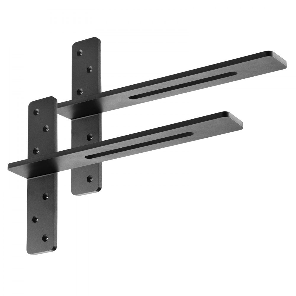 2 Pcs Shelf Brackets 18 inch / 457.2 mm Heavy Duty Floating Shelf Brackets