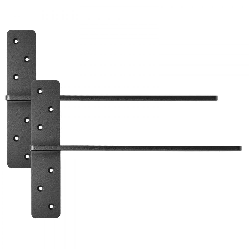 2 Pcs Shelf Brackets 18 inch / 457.2 mm Heavy Duty Floating Shelf Brackets