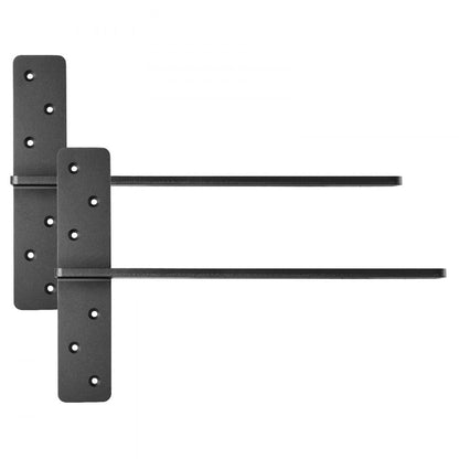2 Pcs Shelf Brackets 18 inch / 457.2 mm Heavy Duty Floating Shelf Brackets