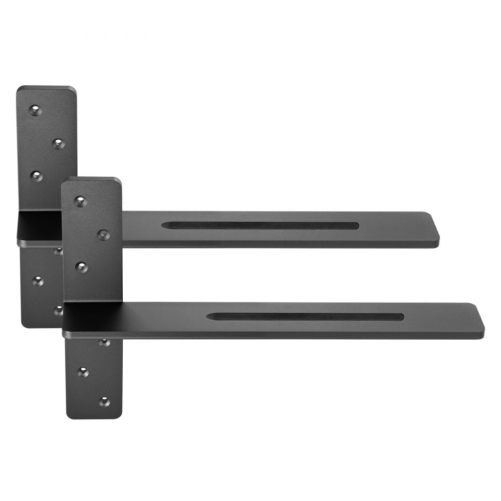 2 Pcs Shelf Brackets 18 inch / 457.2 mm Heavy Duty Floating Shelf Brackets