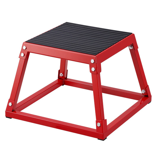 VEVOR Plyometric Jump Box, 12 Inch Plyo Box, Steel Plyometric Platform and Jumping