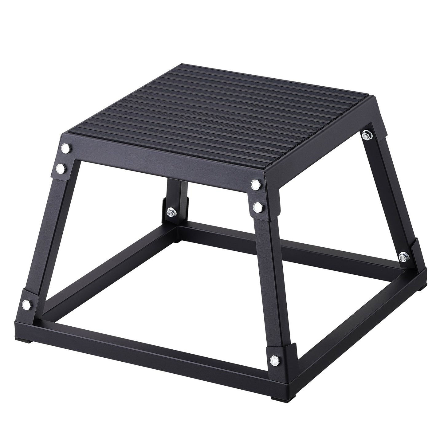 VEVOR Plyometric Jump Box, 12 Inch Plyo Box, Steel Plyometric Platform and Jumping