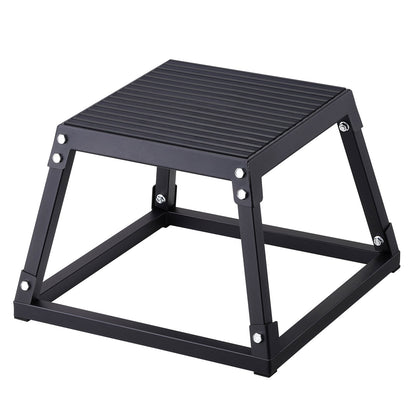 VEVOR Plyometric Jump Box, 12 Inch Plyo Box, Steel Plyometric Platform and Jumping