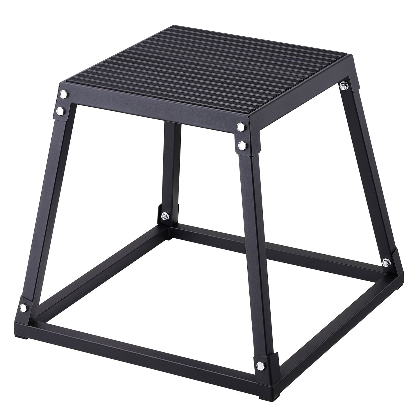 VEVOR Plyometric Jump Box, 18 Inch Plyo Box, Steel Plyometric Platform and Jumping