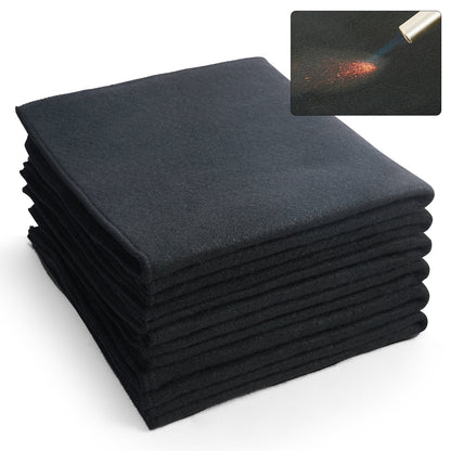 Flame Retardant Carbon Fiber Welding Blankets, 540 x 510 mm, 1800°F, Set of 6