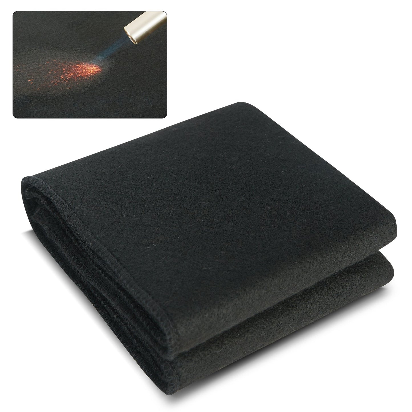 VEVOR Carbon Felt Welding Blanket, 27" x 12" Flame Retardant Welding Blankets, Up