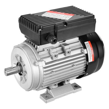 VEVOR 0.75KW Electric Motor 1400 rpm, AC 220~240V 5.45A, 80, B3 Frame, Air Compressor