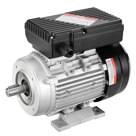 VEVOR 0.55KW Electric Motor 1400 rpm, AC 220~240V 4.5A, 80, B34 Frame, Air Compressor