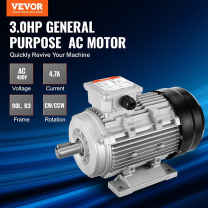 2.2KW 3-Phase Electric Motor, 2890 RPM, 400V, B3 Frame for Compressors