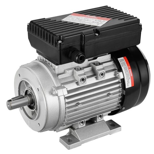 VEVOR 0.75KW Electric Motor 2850 rpm, AC 220~240V 5.15A, 80, B34 Frame, Air Compressor