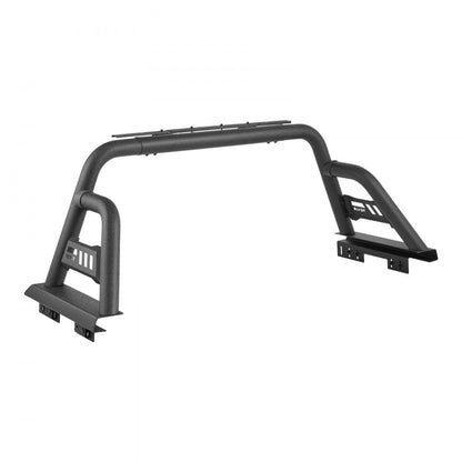 VEVOR Truck Bed Roll Bar Universal Chase Rack for Mid-Size Pickup Carbon Steel