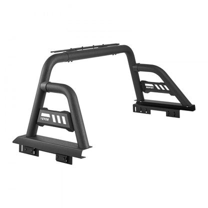 VEVOR Truck Bed Roll Bar Universal Chase Rack for Mid-Size Pickup Carbon Steel