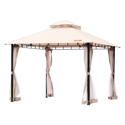 Outdoor Gazebo for 6-8 People, 3.05 x 3.05 m with Mosquito Netting