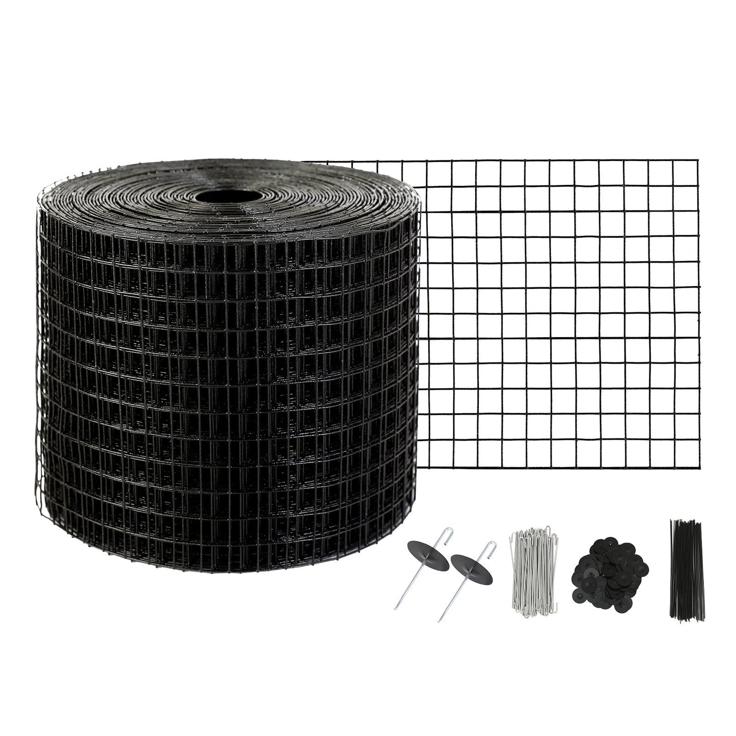 Solar Panel Critter Guard Kit, 0.15m x 15m Roll with 50 Fasteners, PVC Coated