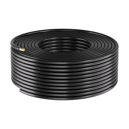 Solar Panel Wire, 30.48 m Black + Red Kit, 10 AWG (6 mm²) Solar Panel Extension Cable, PV Tinned Copper Wire, for Outdoor Home Off-Grid Photovoltaic Systems Automotive RV Boat Marine, IP67