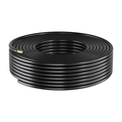 Solar Panel Wire, 15.24 m Black + Red Kit, 10 AWG (6 mm²) Solar Panel Extension Cable, PV Tinned Copper Wire, for Outdoor Home Off-Grid Photovoltaic Systems Automotive RV Boat Marine, IP67
