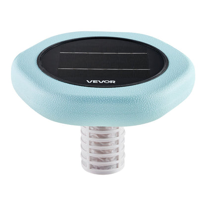 Solar Pool Ionizer, Hexagon Copper Pool Ionizer Up to 170343 L, Floating Automatic Water Cleaner and Purifier, Chlorine Free Water, with Copper Anode, Spring, Brush and Filter for Pools & Spas