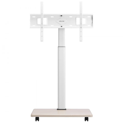 VEVOR Rolling TV Stand Mobile TV Cart Holds Up to 45 kg for 32-70 Inch Screens