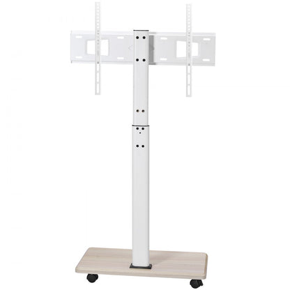 VEVOR Rolling TV Stand Mobile TV Cart Holds Up to 45 kg for 32-70 Inch Screens