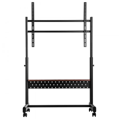 VEVOR Rolling TV Stand Mobile TV Cart Holds Up to 92.99 kg for 55-100 Inch TVs