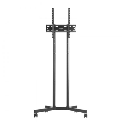 VEVOR Rolling TV Stand Mobile TV Cart Holds Up to 40 kg for 32-65 Inch Screens