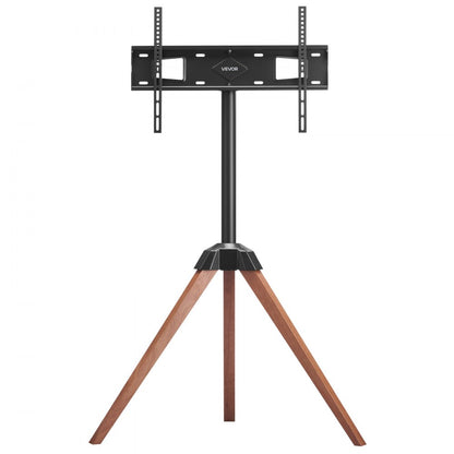 VEVOR Tripod Easel TV Stand Wood Legs Holds up to 45 kg for 40-65 Inch Screens