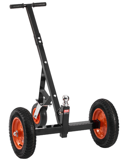 VEVOR 454kg Trailer Dolly 16.7 and 22 in Adjustable Height 2 in Ball 14 in Tires 1000lbs