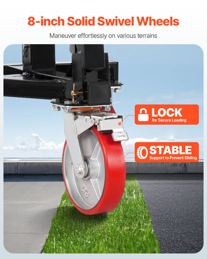 VEVOR Trailer Dolly 1587kg Tongue Weight Capacity 18 and 22 inch Height Adjustable 3500lbs